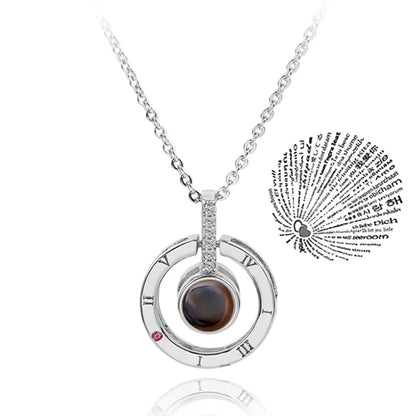 Couple Heart Necklace Symbol of Love