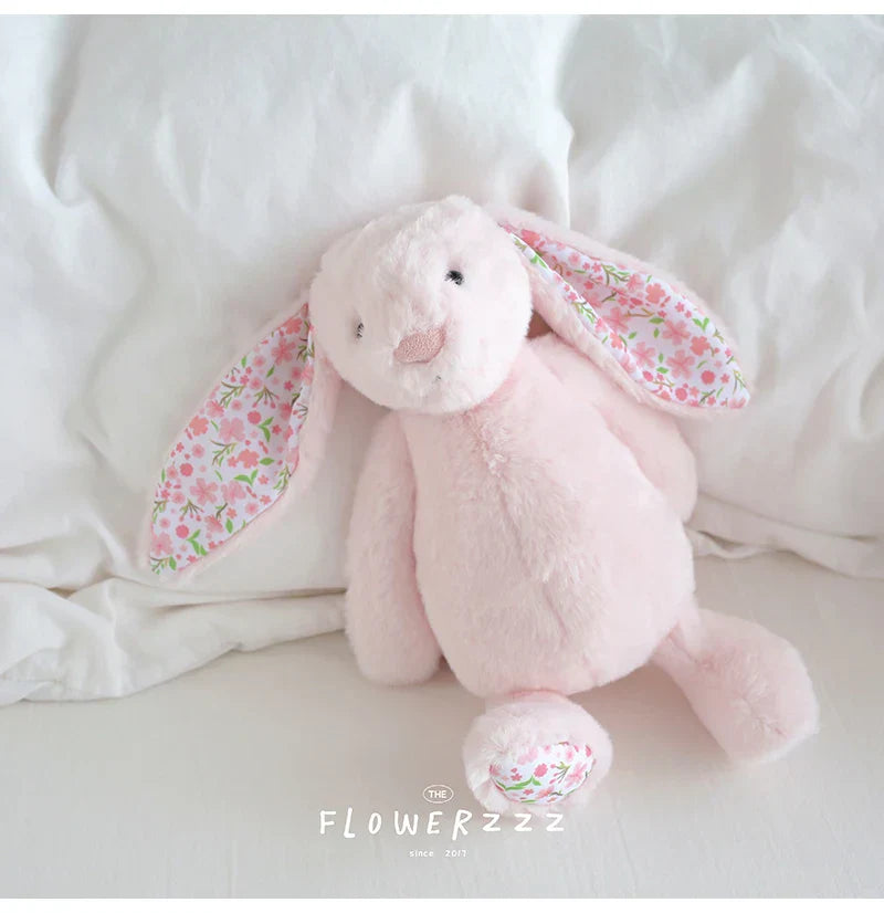 Floral Bunny Plush Toy 30cm