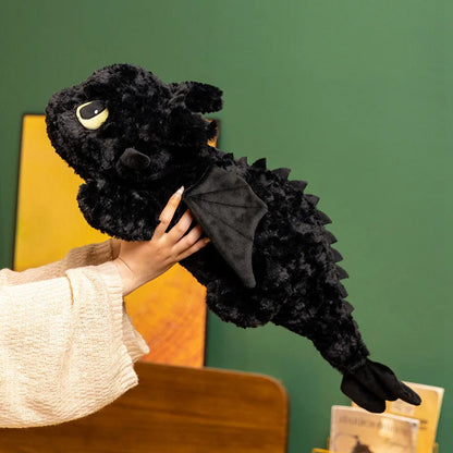 55/70cm Cute Dragon Plush Toy - Soft Stuffed Doll Pillow for Kids