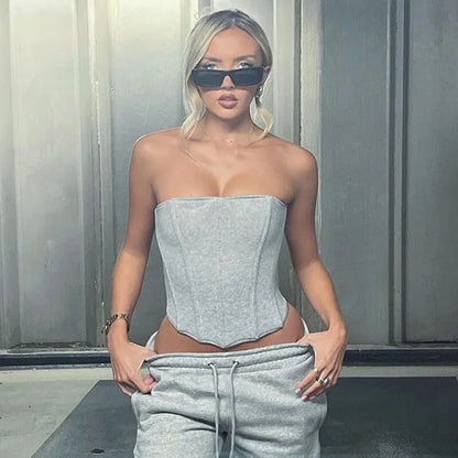 Jersey Corset Top