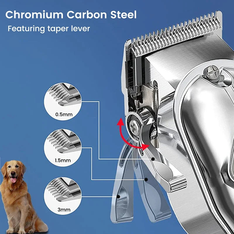 Rechargeable All-Metal Dog Hair Clipper