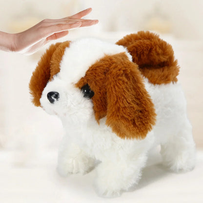 Interactive Electric Plush Puppy - Wags Tail & Walks