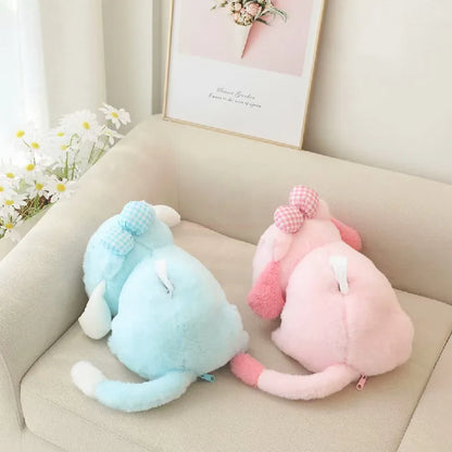 Kawaii Kuromi & My Melody Plush Toy - Soft Cartoon Pillow Cover