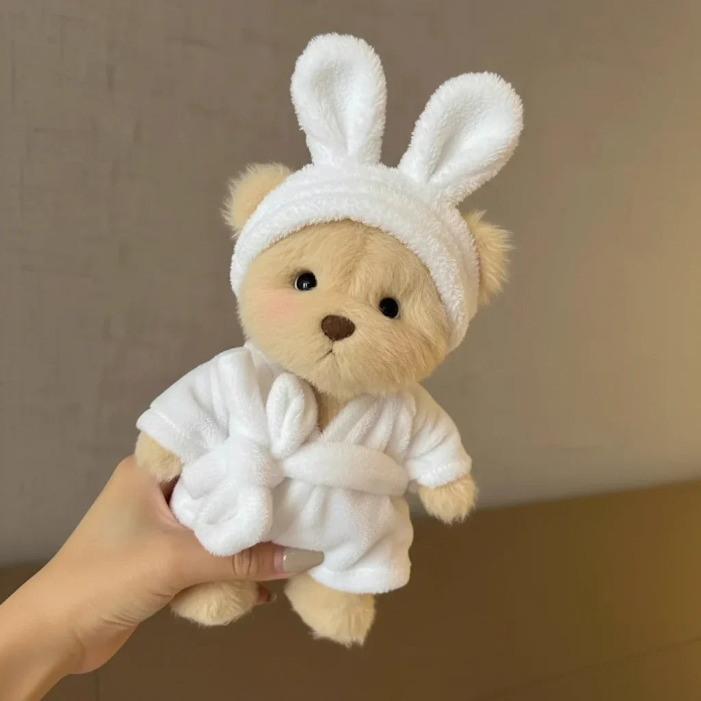 Handmade Teddy Bear Plush Doll with Outfit 30cm