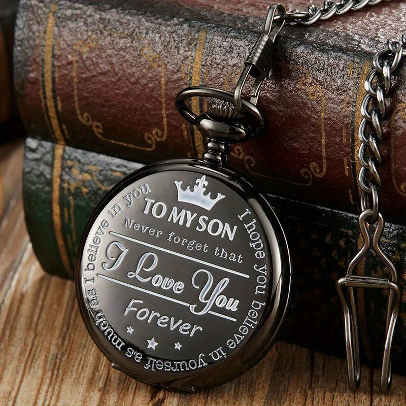 Engraved Vintage Pocket Watch