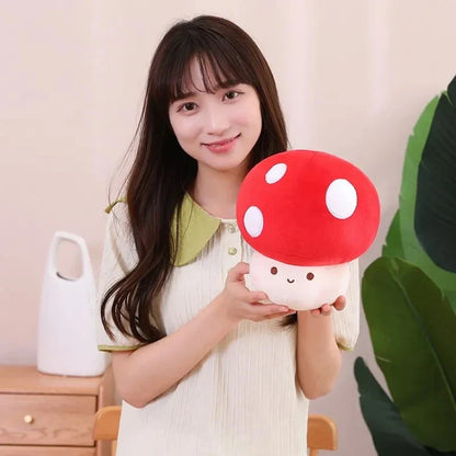 Cute Kawaii Shiitake Mushroom Plush Toy - Soft & Lifelike Gift for Kids