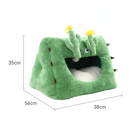 Cozy Cactus Pet Bed