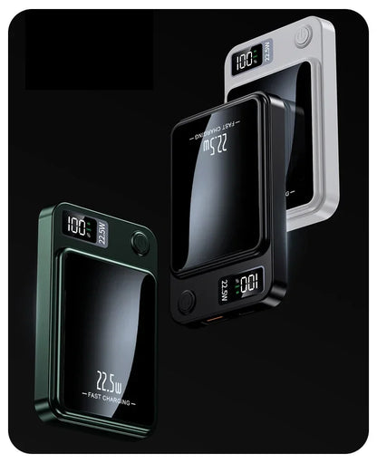 Magnetic Wireless Led Display Fast Charging Power Bank