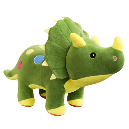 Big Plush Soft Triceratops & Stegosaurus Dinosaur Stuffed Toys for Kids