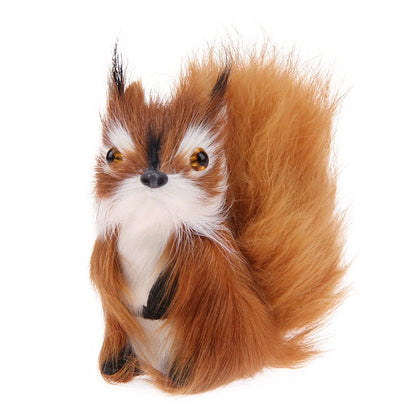 Plush Squirrel Desk Ornament