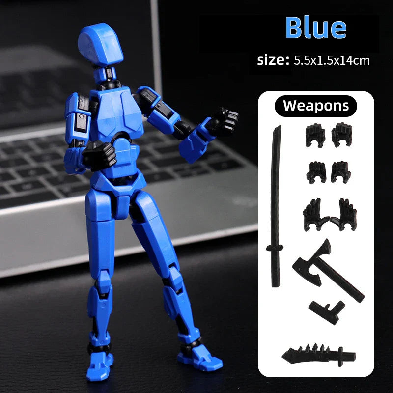 Multi-Jointed Movable Shapeshift Robot 3D Printed Mannequin Dummy 13 Action Figures