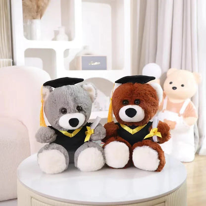 Graduate Plush Dolls: Adorable Capybara, Owl & Bear Stuffed Toys