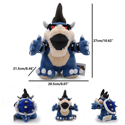 Super Mario Bros Plush Toys - Adorable Bowser Jr, Meowser & Lemmy Dolls