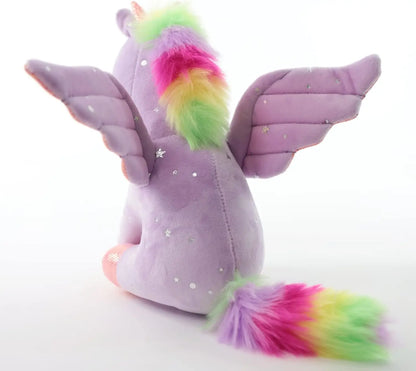 Rainbow Pink Unicorn Plush Soft Stuffed Animal Toy