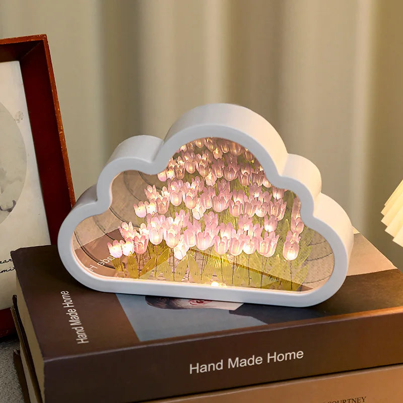 Tulip Flower Sea Night Atmosphere Lamp