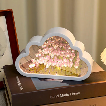 Tulip Flower Sea Night Atmosphere Lamp