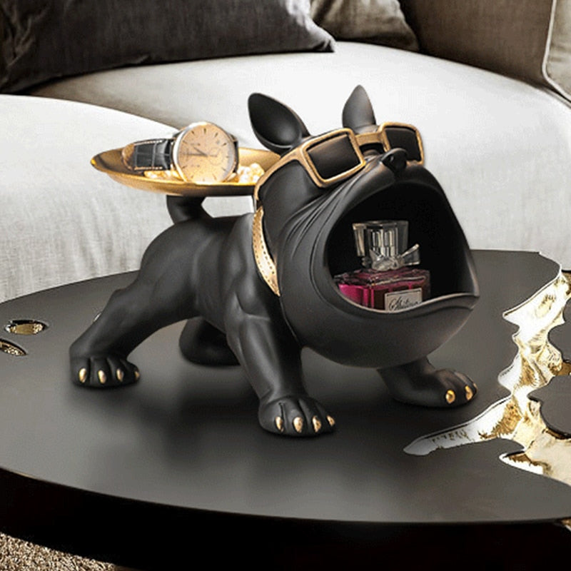Big Mouth French Bulldog Statue