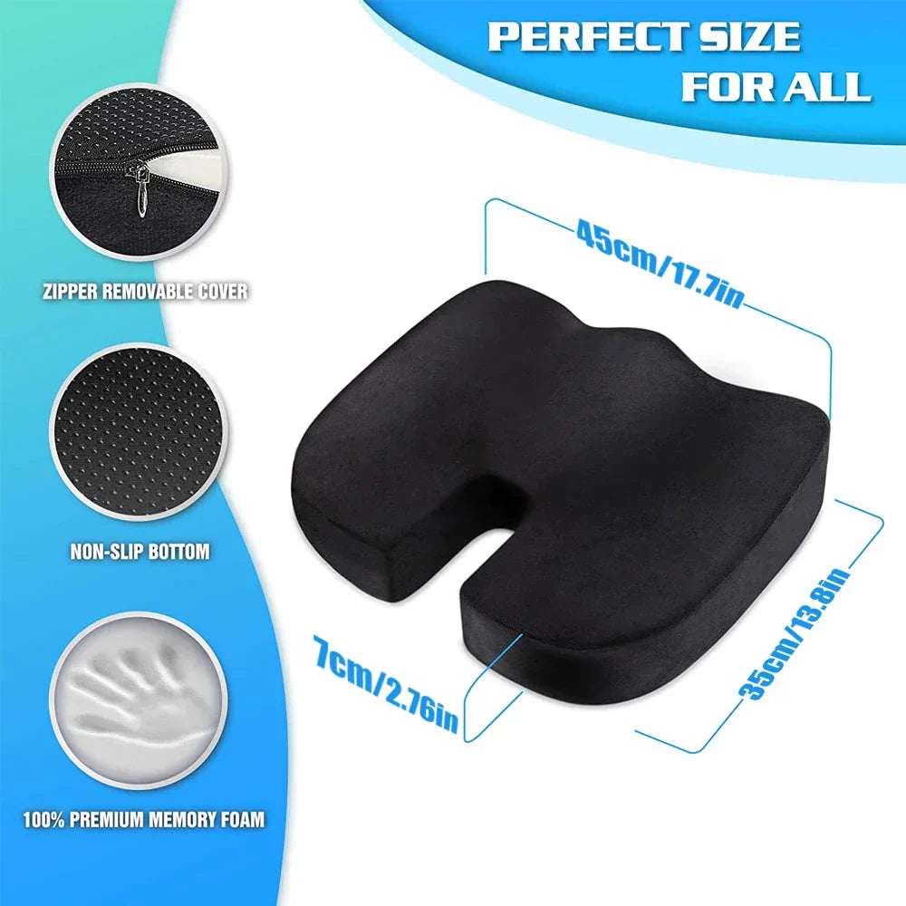 Cushion Your Comfort: Memory Foam U-Shaped Pillow For Wellness