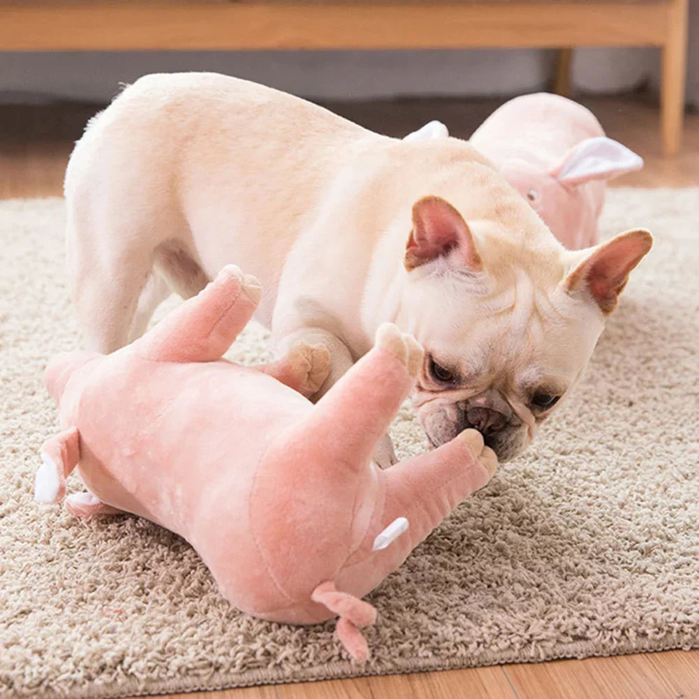 Cute Plush Pig Chew Toy for Dogs