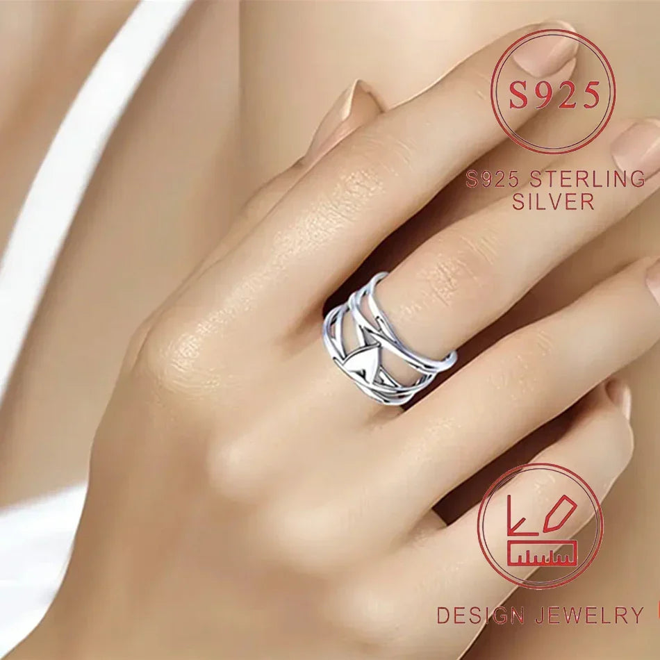 Sterling Silver Heart Ring for Women
