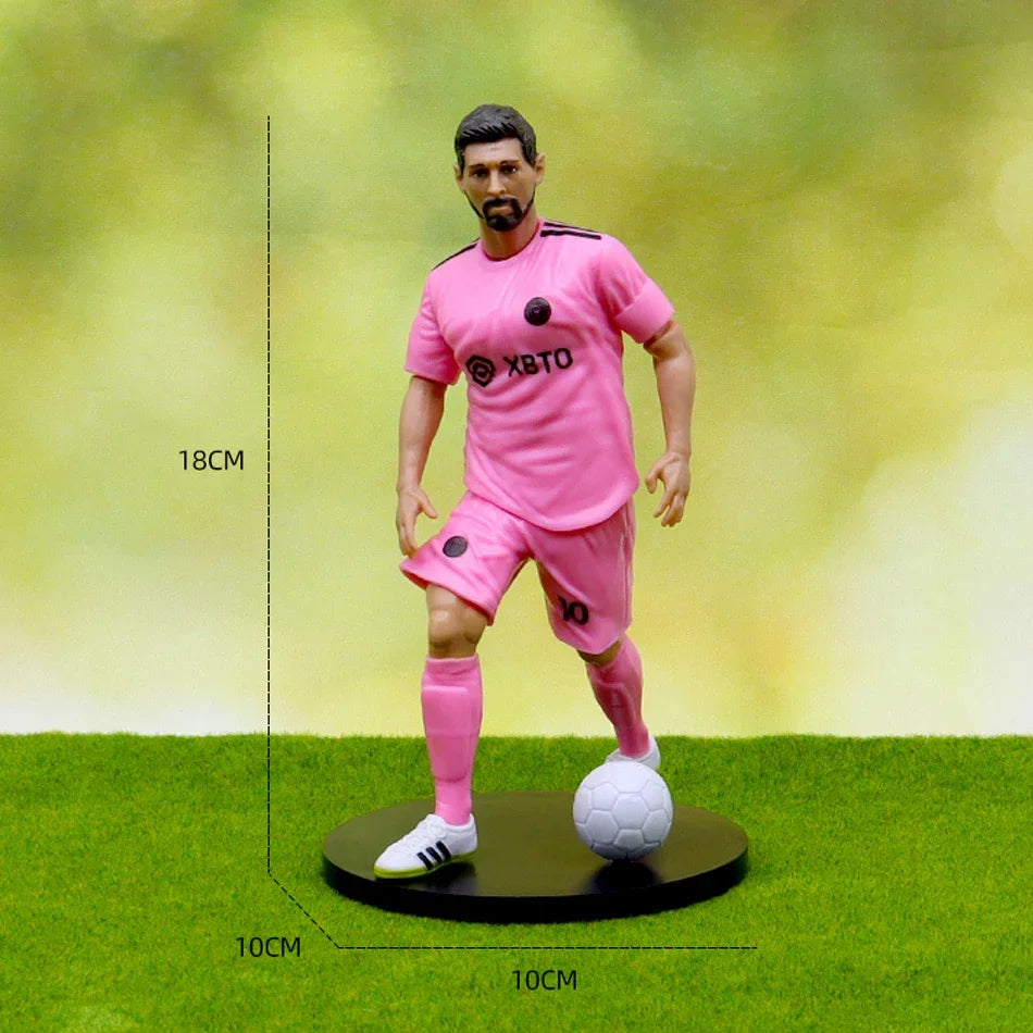Ronaldo Messi Mbappe Model Dolls Cartoon Cute Action Figure