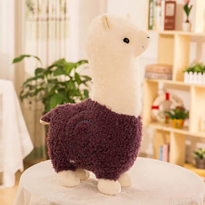 Adorable 25cm Alpaca Plush Toy - Soft Cotton Doll in 6 Colors