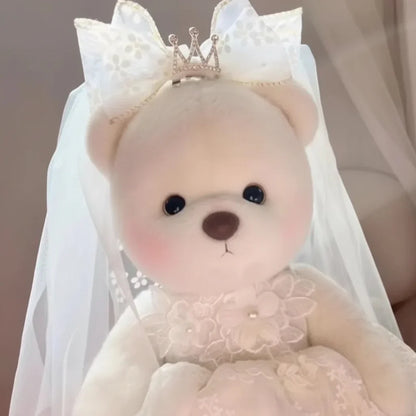Handmade Teddy Bear Plush Doll with Outfit 30cm