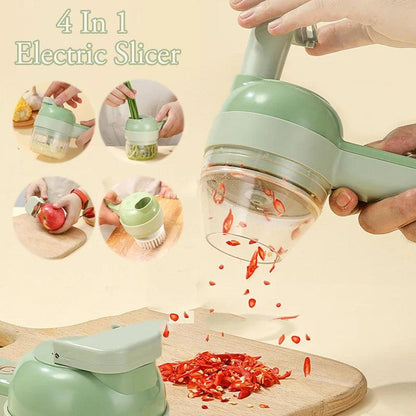 4 In 1 Slicer Garlic Masher Mini Chopper Blender