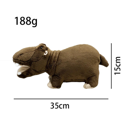 Moo Deng Weighted Hippo Plush Toy - Soft, Cuddly Home Decor Gift
