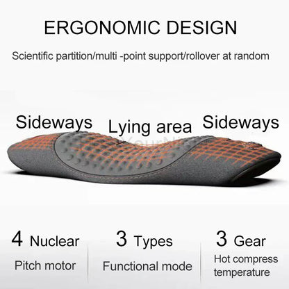 Hot Compression Vibrating Massage Pillow