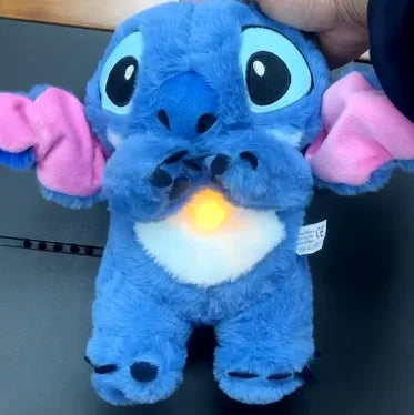 Stitch Breathing Plush Doll with Light and Music