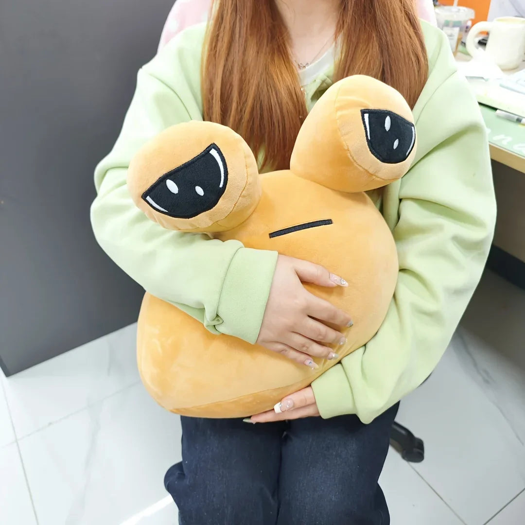 Big Size My Pet Alien Pou Plush Toy - Perfect Gift for Kids & Halloween!