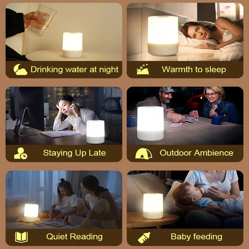 Touch Reading Led Table Lamps
