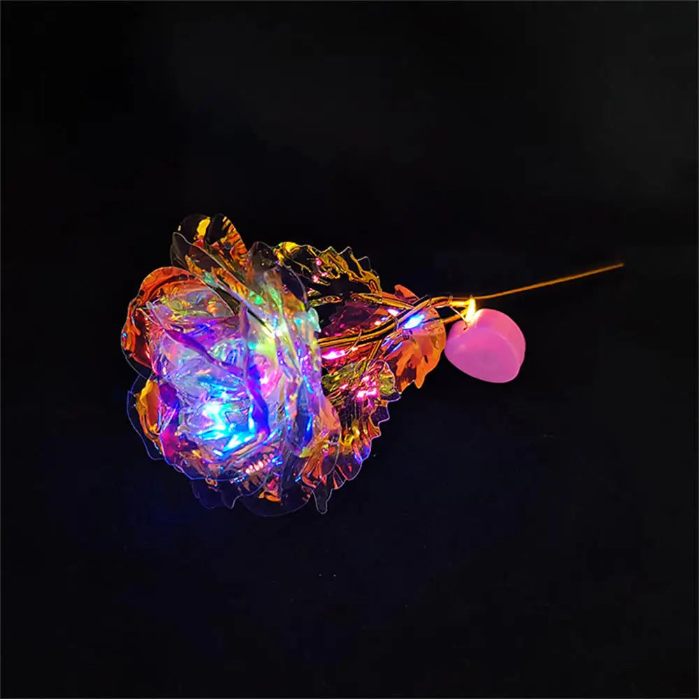 LED Light Up Rose Bouquet Decor