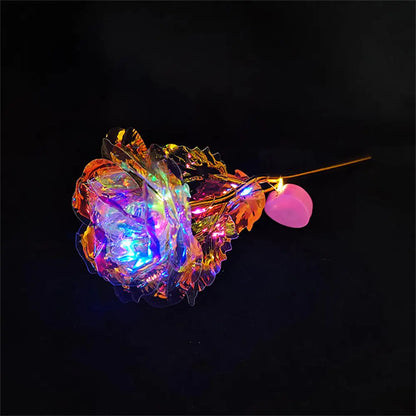 LED Light Up Rose Bouquet Decor