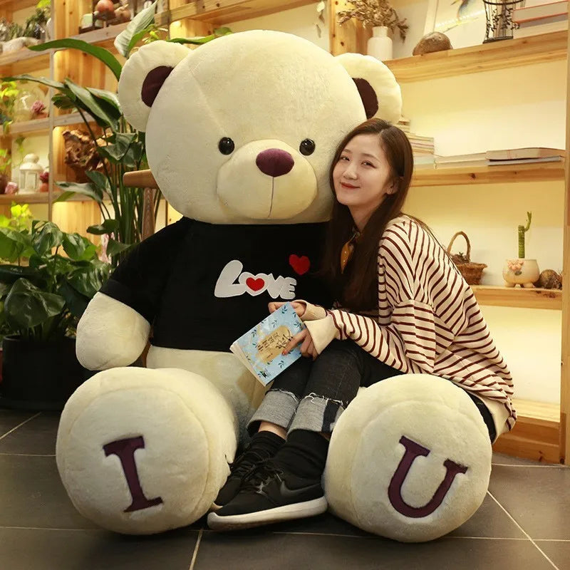 Giant 100cm Plush Teddy Bear - Soft Stuffed Animal for All Occasions