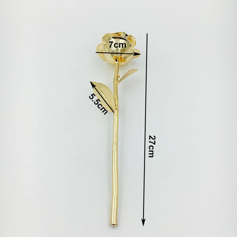 24K Gold Plated Preserved Rose Gift for Wedding & Birthday