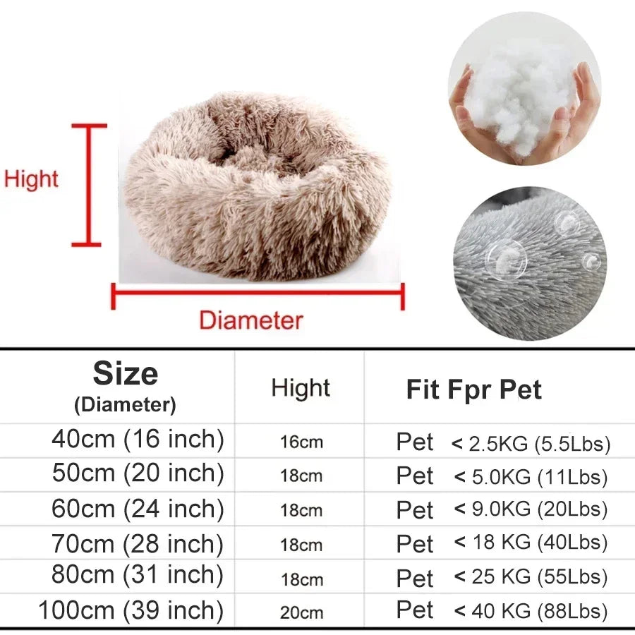 Super Soft Long Plush Dog Bed