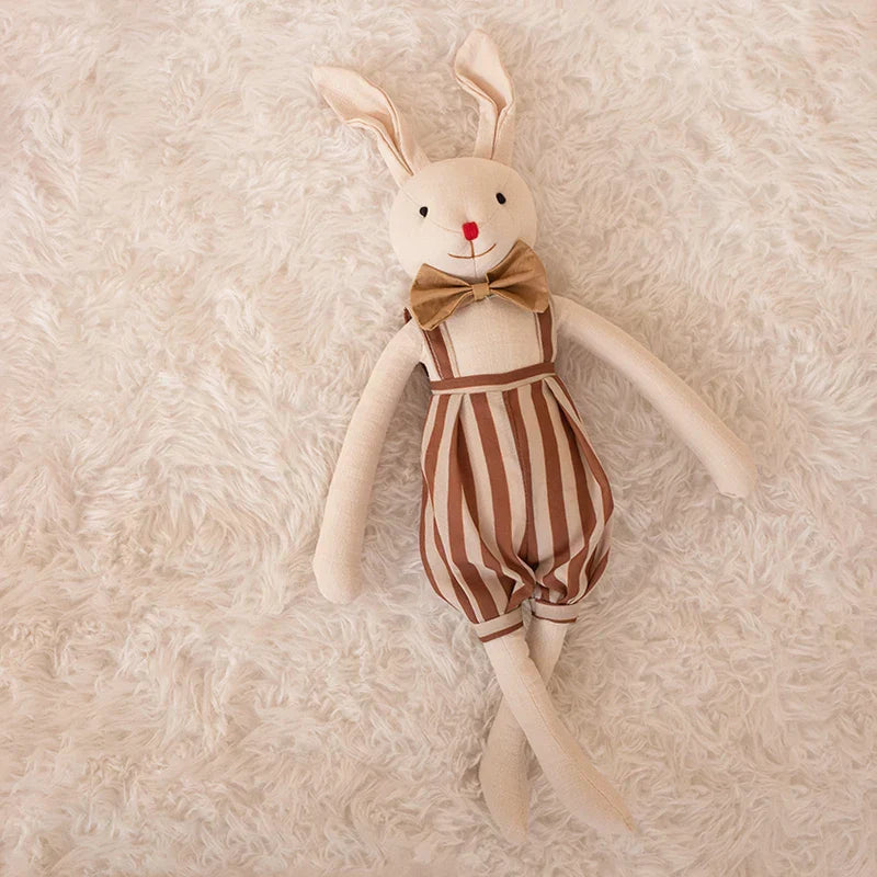 Handmade Bunny Plush in Cloth Dress