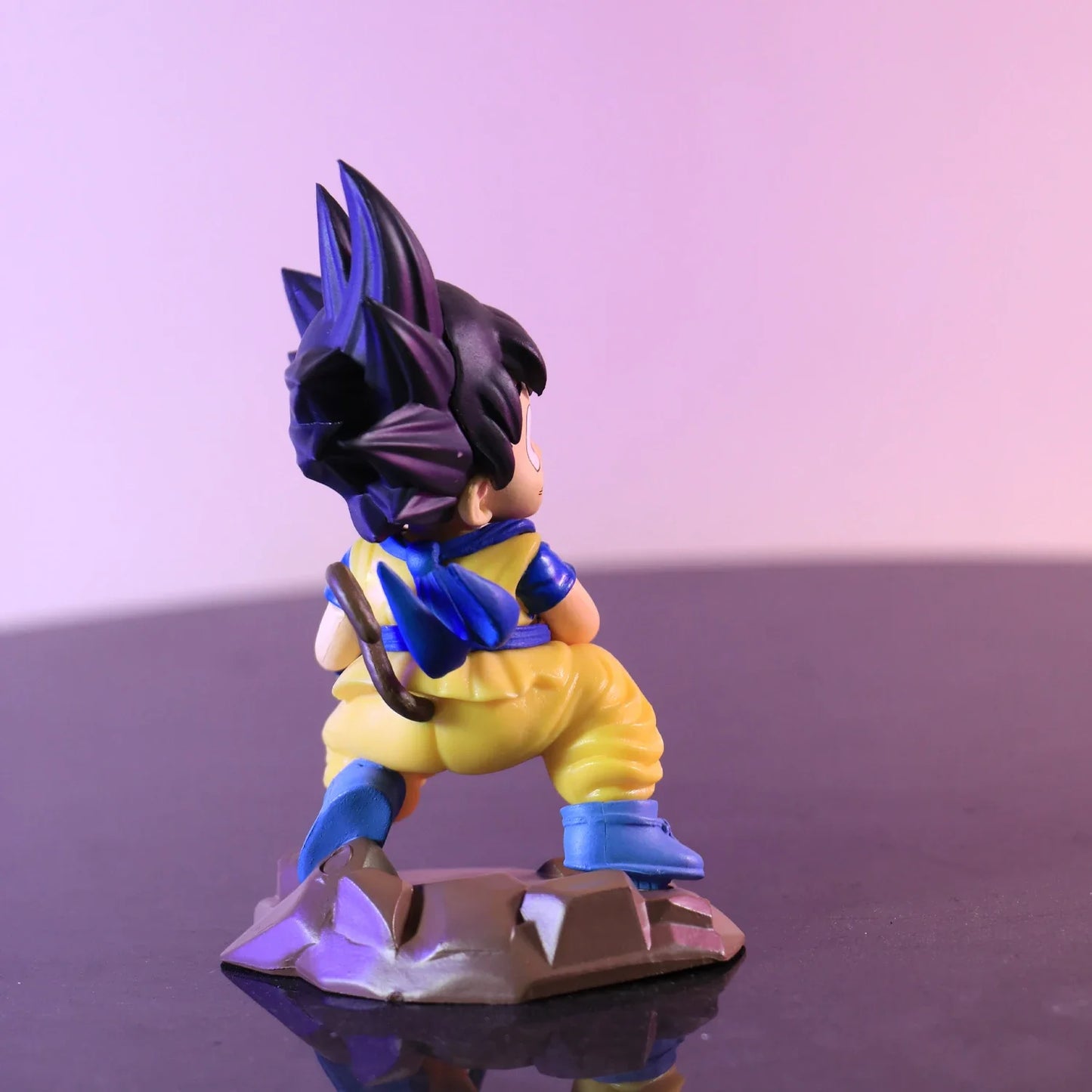 Anime Dragon Ball Q Version Figures Childhood Goku Holding Poole PVC 10cm Collection