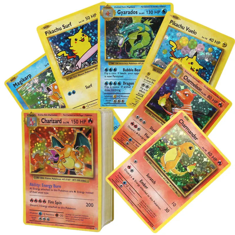60/100Pcs Pokemon Cards