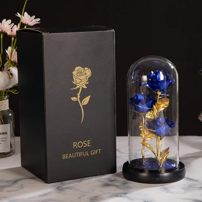 Glass Dome LED Rose - Romantic Gift for Women