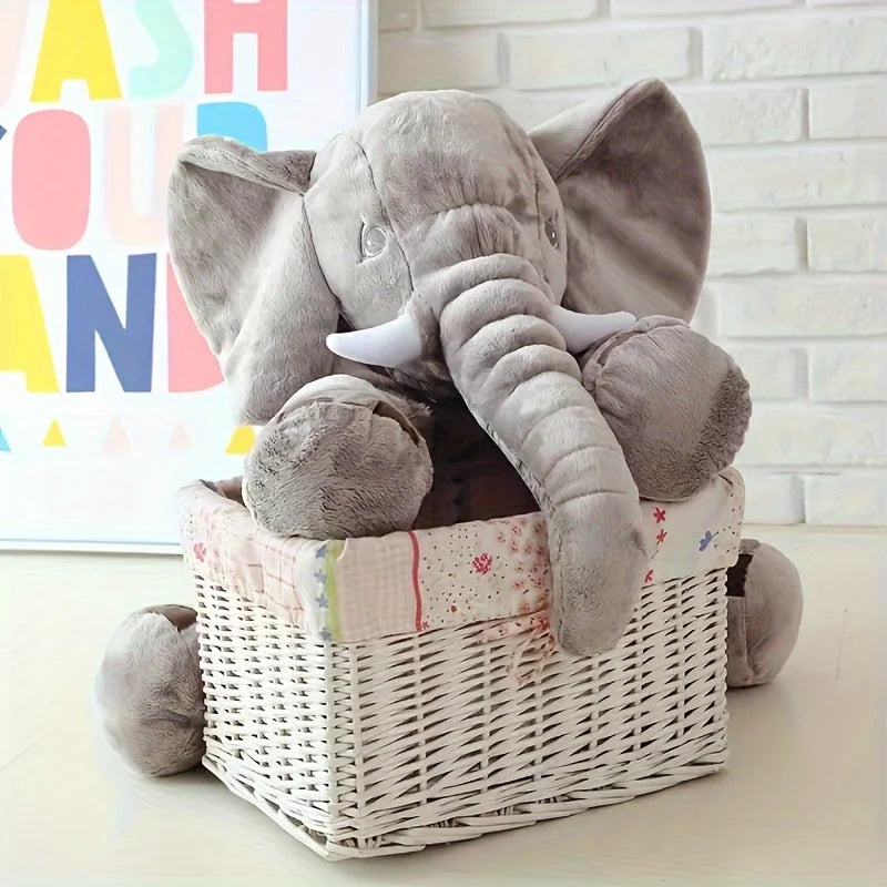 Soft 40cm Elephant Plush Toy - Adorable Baby Pillow & Gift for Kids