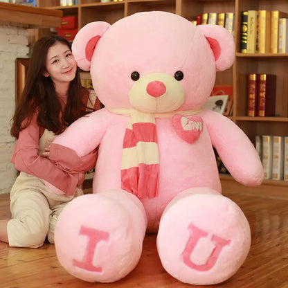Giant 100cm Plush Teddy Bear - Soft Stuffed Animal for All Occasions
