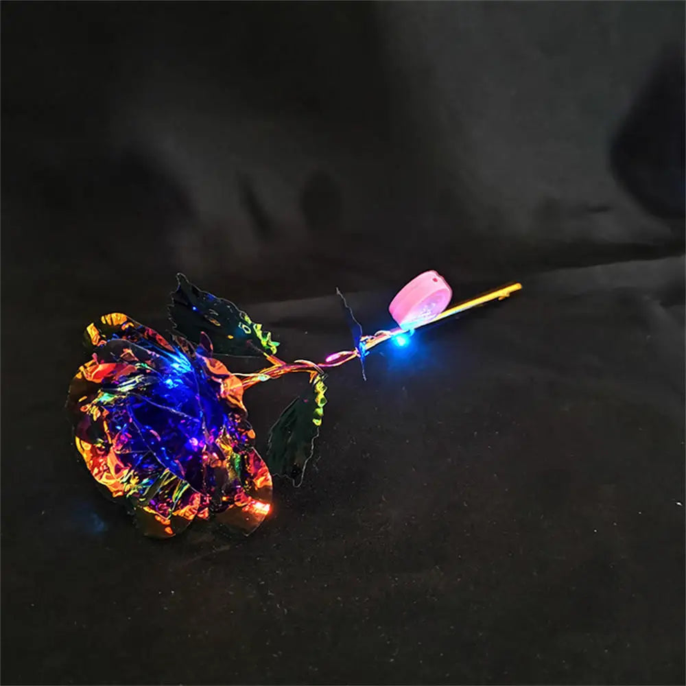 LED Light Up Rose Bouquet Decor