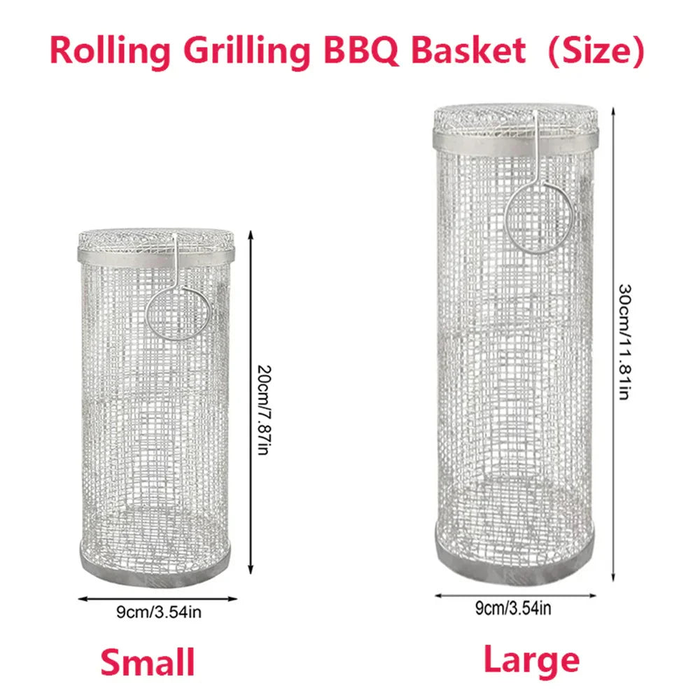 Grillease Rolling Bbq Basket