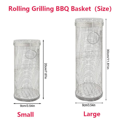 Grillease Rolling Bbq Basket