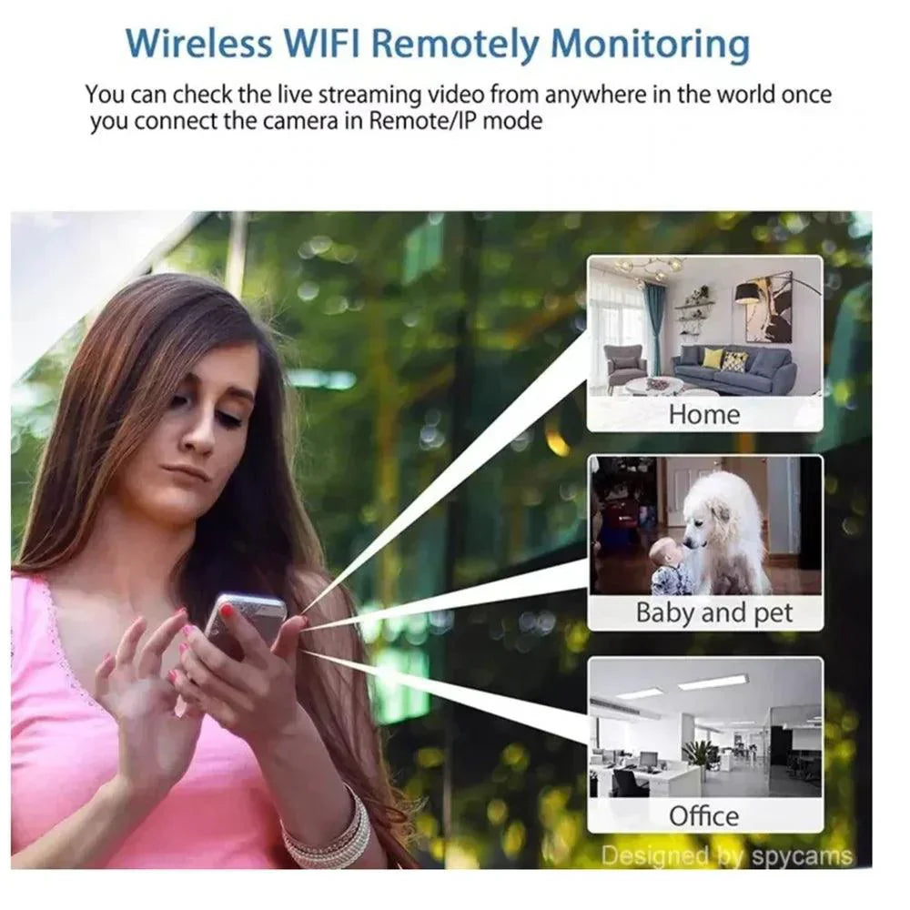 Mini Camera Wifi Night Vision Audio Video Recorder Spy Cam