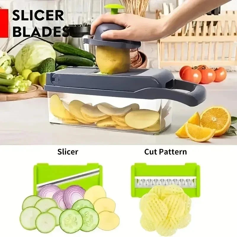 16-In-1 Multifunctional Vegetable Chopper