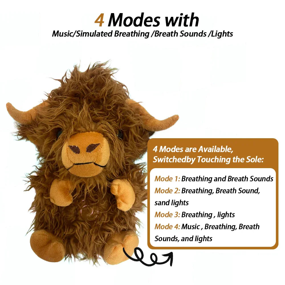 Soothing Elephant Plush Toy with Music & Light